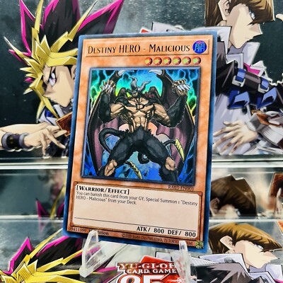 Yugioh Destiny HERO - Malicious RA03-EN001 Ultra Rare 1st Ed Near Mint-image