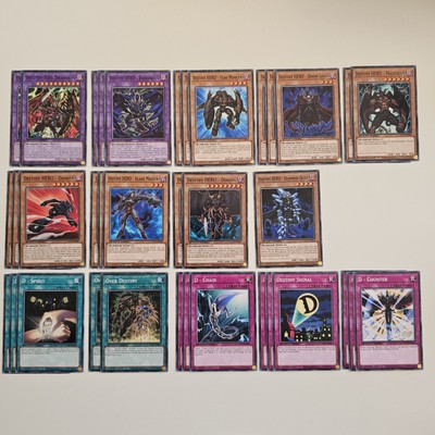 36x Destiny Hero Core Inc. Dangerous, Doom Lord, Dasher, Malicious, SGX1 Euro-image