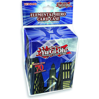 Konami Yu-Gi-Oh! Card Case - ELEMENTAL HERO (Holds Over 70 Sleeved Cards) - New-image