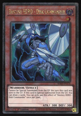 Destiny HERO - Disk Commander - RA03-EN176 - Quarter Century Secret Rare-image