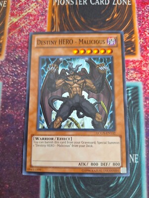 Yu-Gi-Oh! TCG Destiny HERO - Malicious LCGX-EN132 Common Unlimited Near Mint b2/-image