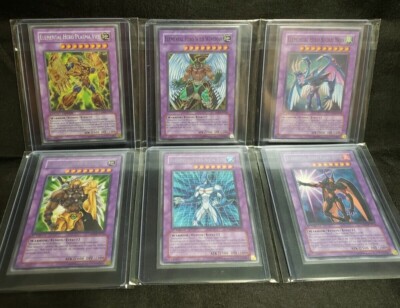 Elemental Hero Lot Yugioh NM - LP Storm Neos, Plasma Vice, Wildedge, Flare Neos-image