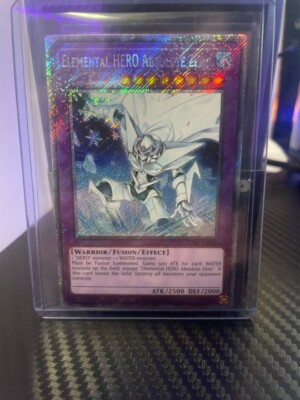 Elemental HERO Absolute Zero (Platinum Secret Rare) RA03-EN231 Quarter...-image