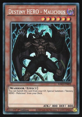 Destiny HERO - Malicious - RA03-EN001 - Collector's Rare - Yugioh-image