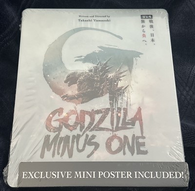 Godzilla Minus One (4K UHD+Blu-Ray, 2023) Limited Edition Steelbook, NEW & MINT!-image