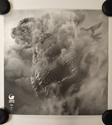 Godzilla Minus One Variant Greg Ruth Poster Art Print Bottleneck Gallery BNG-image
