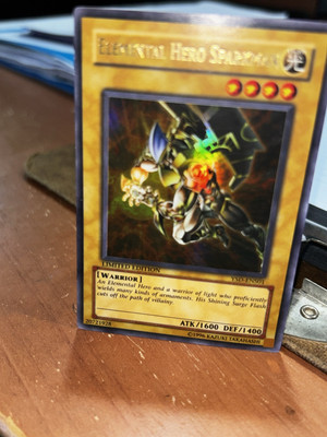 Yu-Gi-Oh! TCG Elemental Hero Sparkman LIMITED EDITION YSD-ENS01 Super Rare Card-image