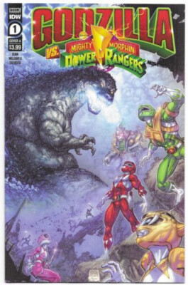 Godzilla VS. Mighty Morphin Power Rangers #1 (of 5) Cover A IDW NM-image