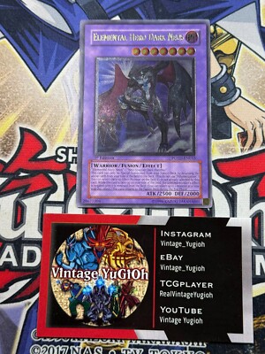 Yugioh Elemental Hero Dark Neos POTD-EN033 1st Edition Ultimate Rare Played-image