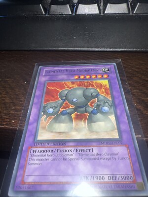 Yugioh Elemental Hero Mudballman MDP2-EN002 Rare Limited Edition LP-image