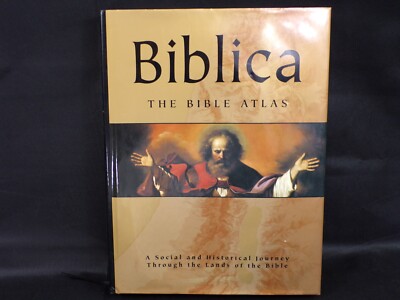 Biblica: The Bible Atlas Book w/Cover Jacket - No CD-image
