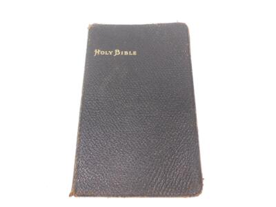 Vintage Holy Bible Oxford Press American Edition KJV Maps Leather Bound-image