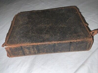 Vtg 1900s Holman Pronouncing Edition The Holy Bible w/Maps Needs Repair-image