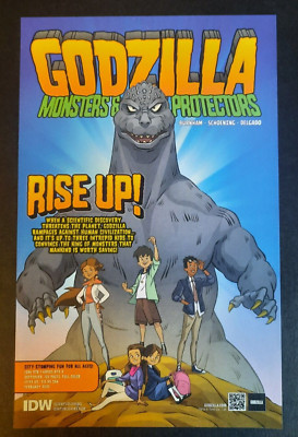 2022 GODZILLA: Monsters & Protectors IDW Comics Promo Art - Print Ad/Ad Page-image