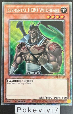 YU-GI-OH! Card ELEMENTAL HERO WILDHEART RA03-EN157 PSR NEW-image
