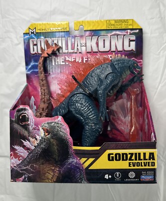 Godzilla Evolved Figure Godzilla x Kong The New Empire 2024 Playmates Rare VHTF-image