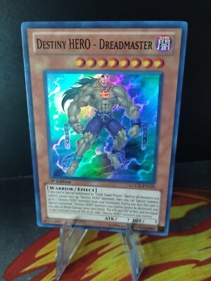 Yugioh - Destiny HERO - Dreadmaster (Super Rare) (Unlimited) - LCGX-EN125 MP -image