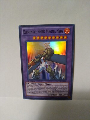 Yu-Gi-Oh! TCG Elemental HERO Magma Neos Legendary Collection 2 LCGX-EN064 Ist Ed-image