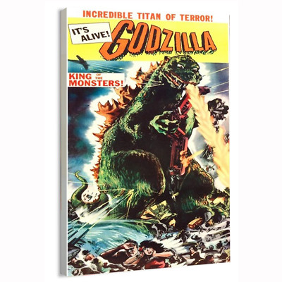 1956 Godzilla Incredible Titan of Terror (Trans World) Movie Poster or Canvas-image