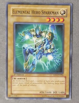 Elemental Hero Sparkman - DP1-EN004 - 1st Edition - YuGiOh-LP -image