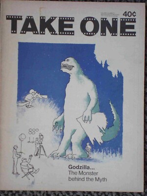 TAKE ONE 1972, GODZILLA MONSTER MYTH COVER ART BY MICHAEL FOG VOLUME 3, NUMBER 7-image