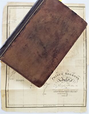 1824 antique TRAVEL parry NORTH WEST PASSAGE hecla fury ship w MAP 1st AM ED-image