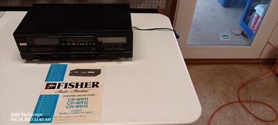 Fisher Studio Standard Stereo Double Cassette Deck CR-W911 Not Working/Parts-image