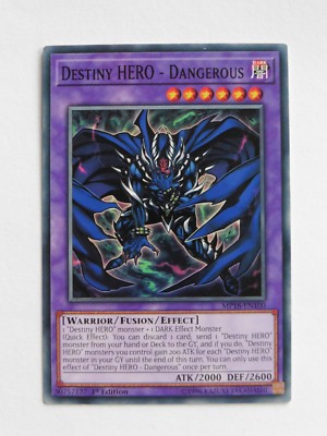Destiny HERO - Dangerous MP18-EN100 Common Yu-Gi-Oh Card English 1st Edition New-image
