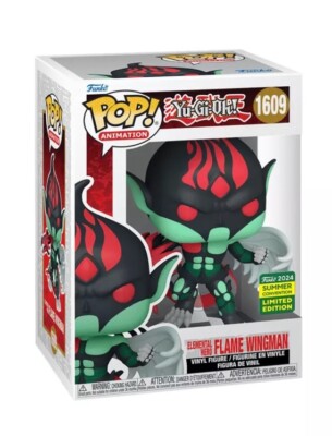 SDCC 2024 OFFICIAL STICKER FUNKO POP! ELEMENTAL HERO FLAME WINGMAN YU-GI-OH!-image