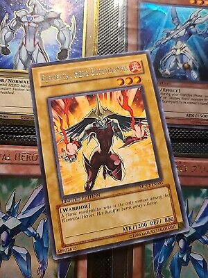 Yugioh Elemental Hero Burstinatrix MDP2-EN003 Rare Limited Edition-image