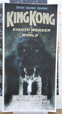 Drew Struzan King Kong Signed Art Print Poster /275 Bottleneck Mondo Godzilla-image