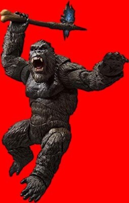 S.H.Monster Arts KONG FROM GODZILLA VS. KONG 2021 145mm Pvc Action Figure-image