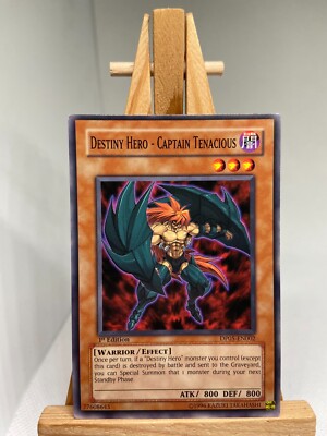 Destiny Hero - Captain Tenacious - 1st Edition DP05-EN002 - LP - YuGiOh-image