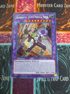 Yu-Gi-Oh! Elemental HERO Nebula Neos CT15-EN001  Secret Rare Limited NM b2/-image
