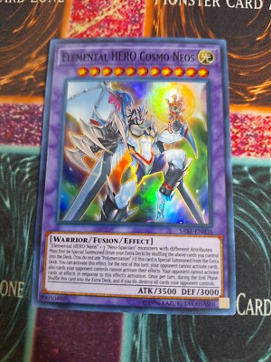 Yu-Gi-Oh! Elemental HERO Cosmo Neos SAST-EN036 Super Rare Unlimited Near Mint a1-image