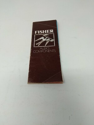 Vintage Fisher Audio Components 1970's Brochure Pamphlet Booklet -image