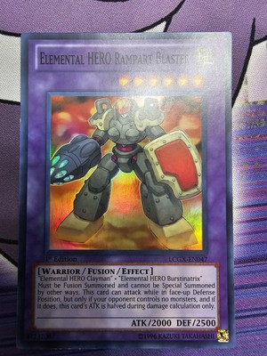 LCGX-EN047 Elemental Hero Rampart Blaster Super Rare Unlimited Edition NM Yugioh-image