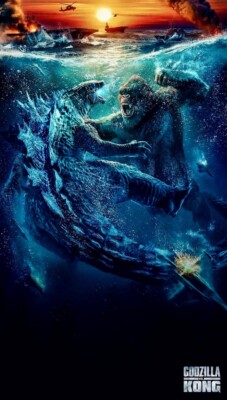 * GODZILLA vs KONG * Blockbuster Movie Artwork, Multiple sized Poster / Prints-image
