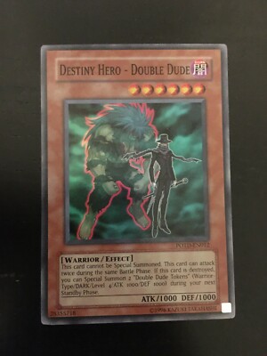 Yugioh Destiny Hero Double Dude POTD-EN012 Unlimited NM-image