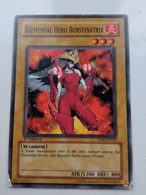 Elemental Hero Burstinatrix TLM-EN002 1st Edition Yu-Gi-Oh -image