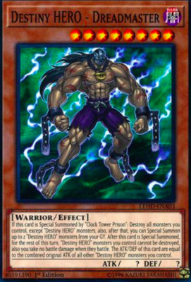 1X NM Destiny HERO - Dreadmaster - LEHD-ENA03 - Common 1st Edition-image