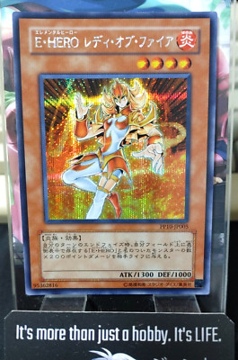 Elemental HERO Lady Heat PP10-JP005 Secret Rare B Yugioh OCG Yu-Gi-Oh JAPAN-image