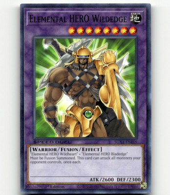 Yugioh Elemental HERO Wildedge - Speed Duel GX: Midterm Destruction-image