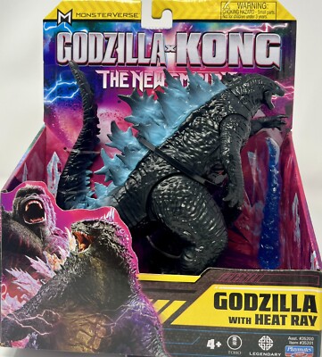 Playmates Godzilla X Kong: The New Empire - Godzilla w/ Heat Ray Figure-image