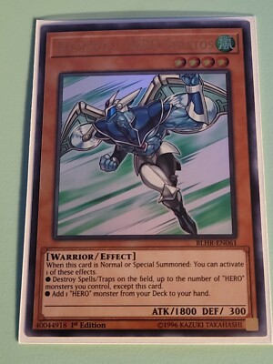 Yu-Gi-Oh! TCG Elemental HERO Stratos Battles of Legend: Hero's Revenge...-image