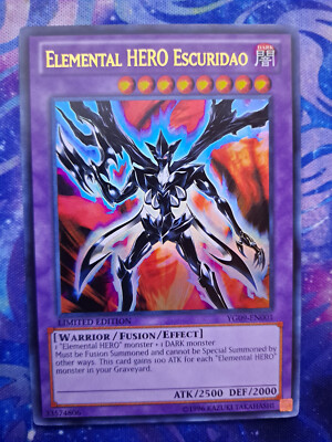 Yu-Gi-Oh - Elemental HERO Escuridao - YG09-EN001 - Ultra Rare - NM Condition-image