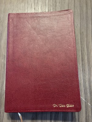ESV Scofield Study Bible 2006 Burgundy Bonded Leather Red Letter Oxford See Pics-image