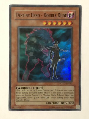 Yu-Gi-Oh Card - JCC - Destiny Hero - Double Dude - POTD-EN012-image