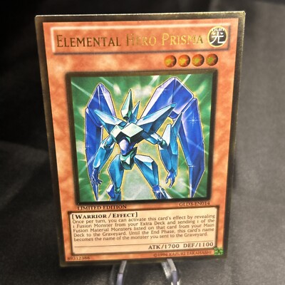 1x Elemental Hero Prisma - GLD3-EN014 - Gold Rare - Limited Edition-image