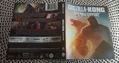 4k cover only Godzilla x Kong: The New Empire (2024) No disc *please read*-image